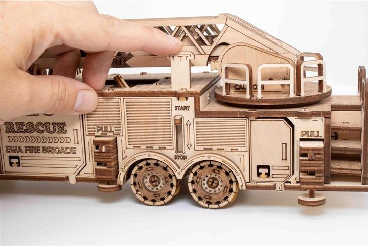 Image du produit Eco Wood Art Camion de pompiers - Kit de construction en bois 3D