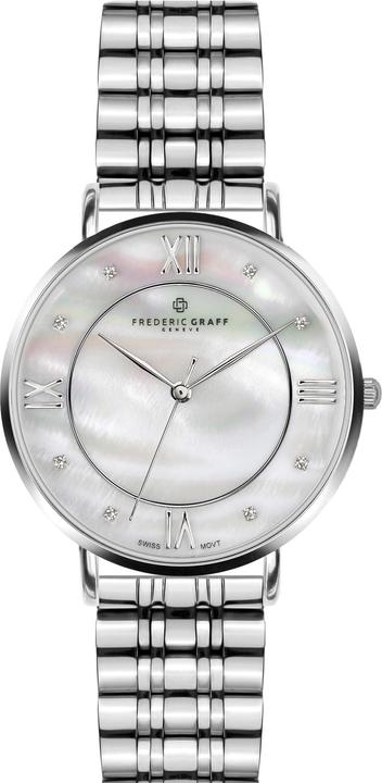 Frederic Graff Argento Liskamm Acciaio FAJ-4518 (Orologio da polso analogico, 36 mm)