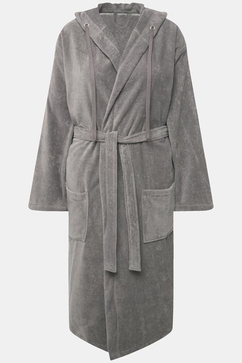 Actual product image Ulla Popken Terry Cloth Belted Bathrobe (56)
