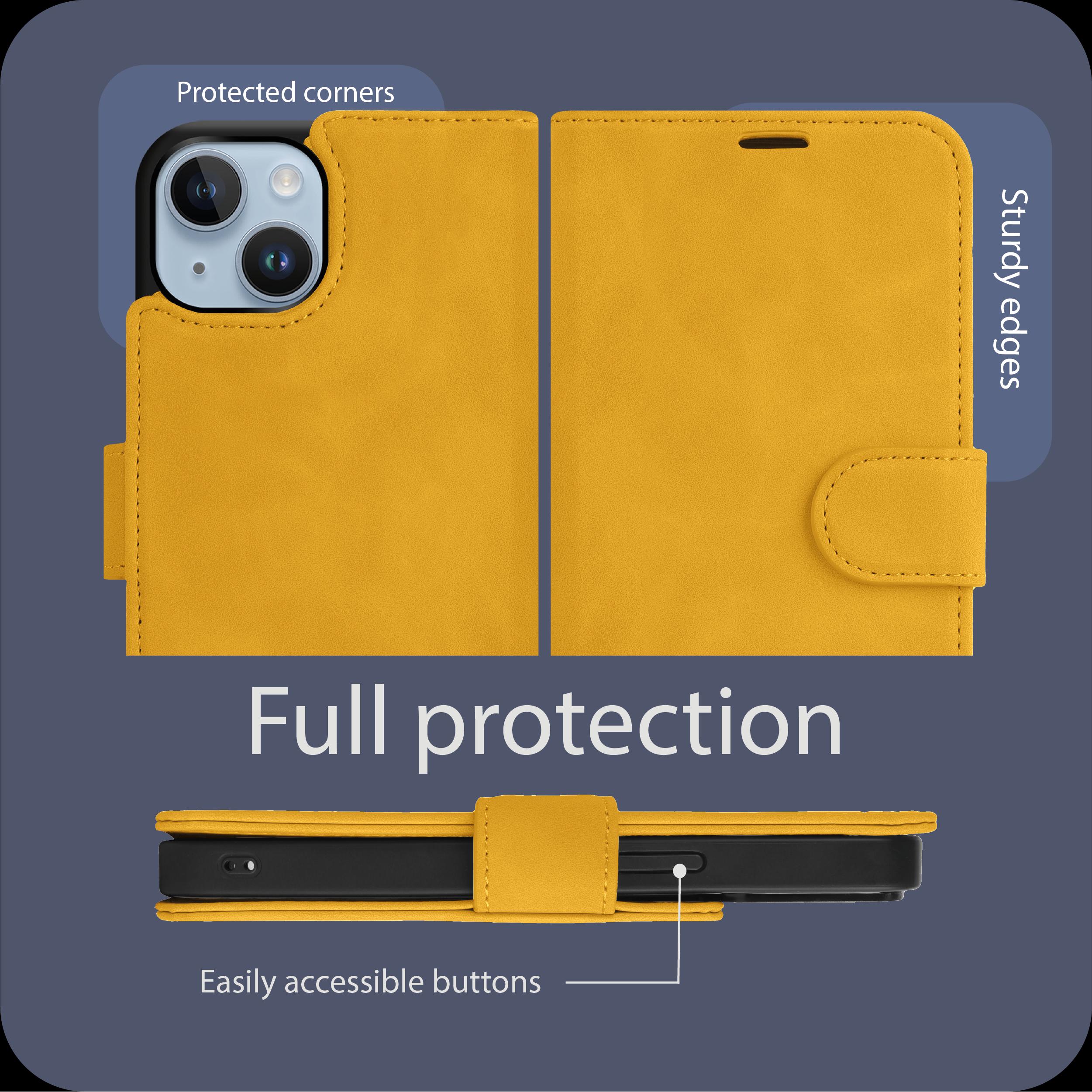 Cazy Abnehmbare Brieftaschenhülle für iPhone 14 Plus, Abnehmbare Hülle, Magfit, 2-in-1-Design (Apple iPhone 14 Plus), Sm...
