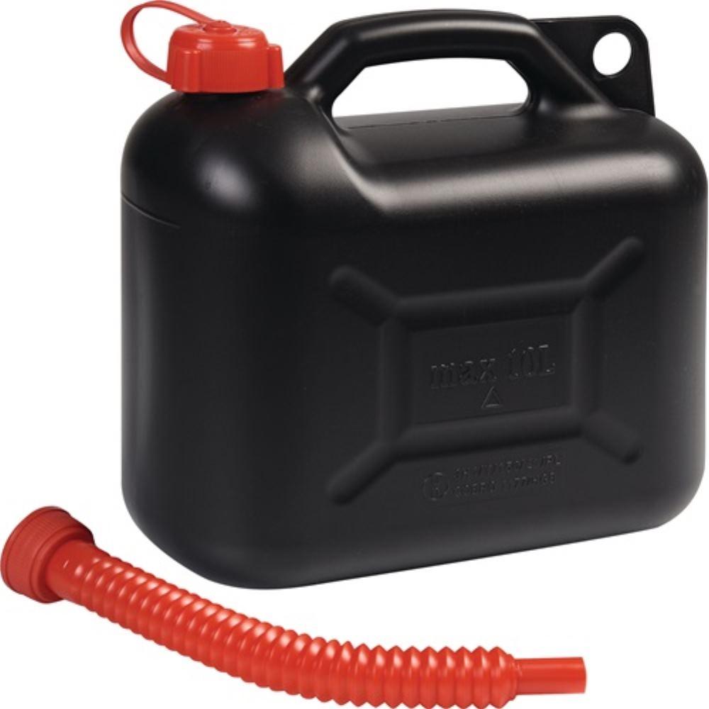 HP Autozubehör, Attrezzatura per garage, Tanica da trasporto 10l nera HD-PE L330xL165xH320mm ORA