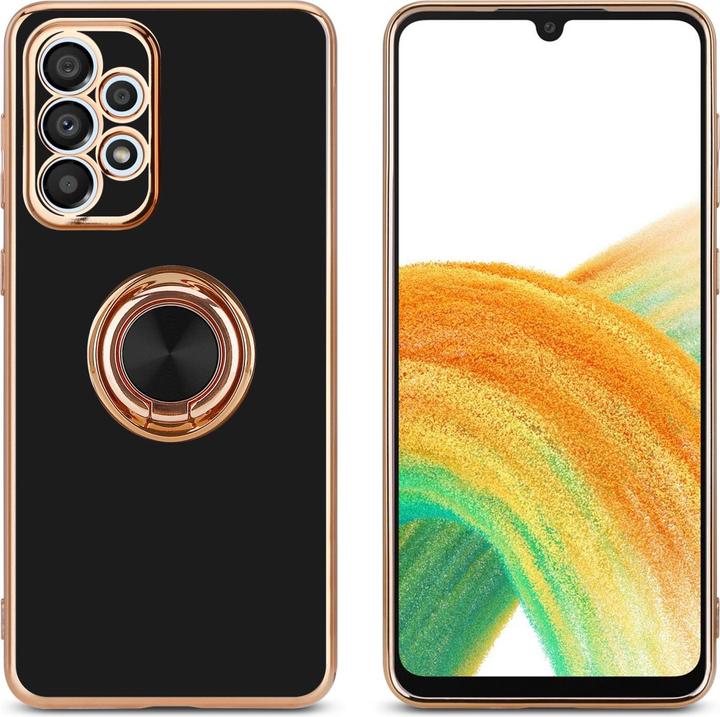Produktbild Cadorabo Hülle für Samsung Galaxy A33 5G im TPU mit Kameraschutz und Ring LM089 Style (Samsung Galaxy A33 5G)