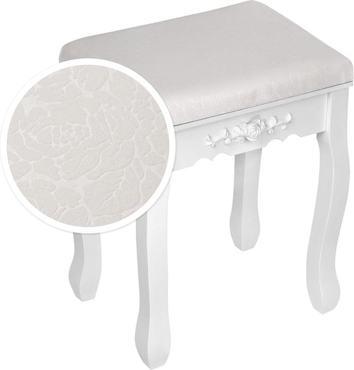 Produktbild tectake Schminktisch (40 x 40 x 143 cm)