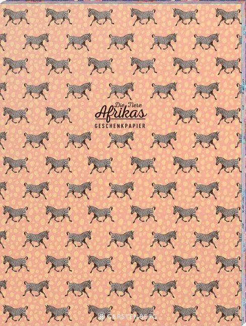 Produktbild Tiere Afrikas Geschenkpapier-Heft,Zebra