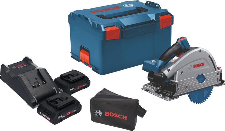 Productafbeelding Bosch Professional Bosch GKT 18V-52 GC Professionele accu invalcirkelzaag 18 V 140 mm BITURBO Brushless + 2x ProCore