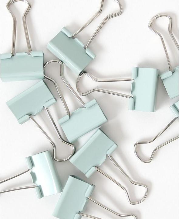 Image du produit I Am Creative Pinces à dossiers Binder clips vert clair 25mm 10pcs (10x)