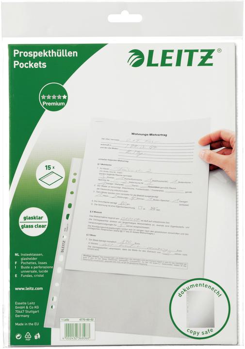 Produktbild Leitz Standard Prospekthülle (A4, 15x)