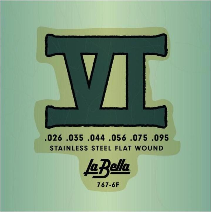 La Bella 767-6F Bass VI st.st.fw 026/095 (6x)