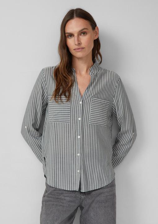 Immagine prodotto s.Oliver Bluse Streifenbluse mit aufgesetzten Taschen (48)