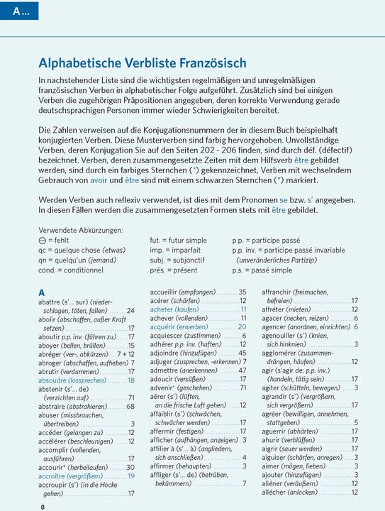 Produktbild Verbtabellen Plus Französisch (Deutsch, Französisch, 2023)