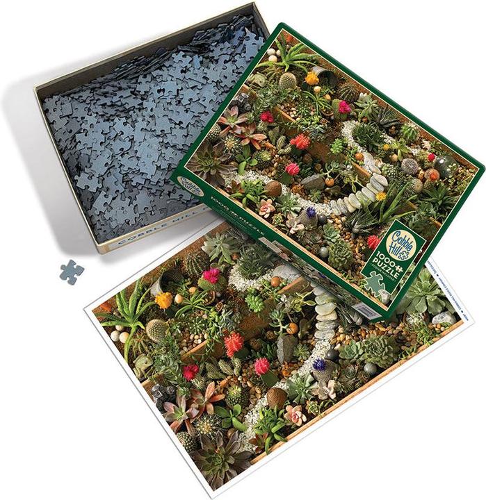 Actual product image Cobble Hill Puzzle 1000 pieces Succulent Garden (1000 pieces)