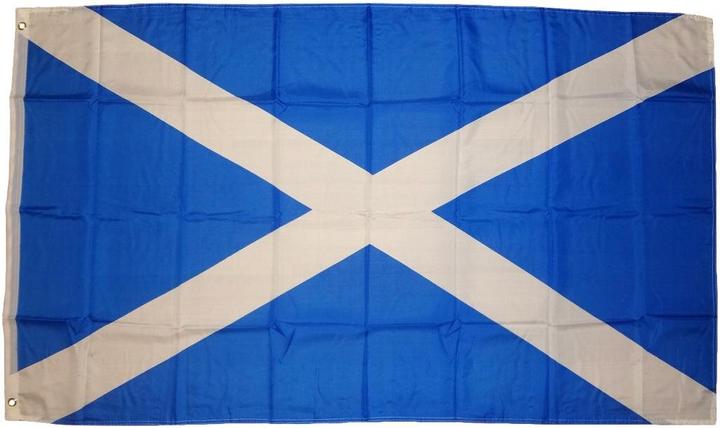 Actual product image trends4cents XXL Flag Scotland 250 x 150 cm with 3 eyelets 100g/m² fabric weight hoist flag pole