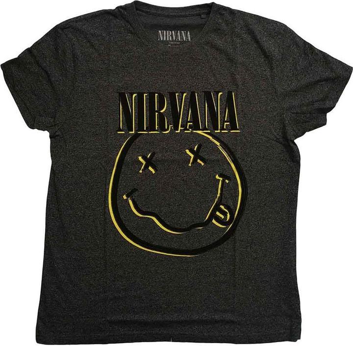 Immagine prodotto Nirvana Inverse Happy Face (Black, Grey) (S)