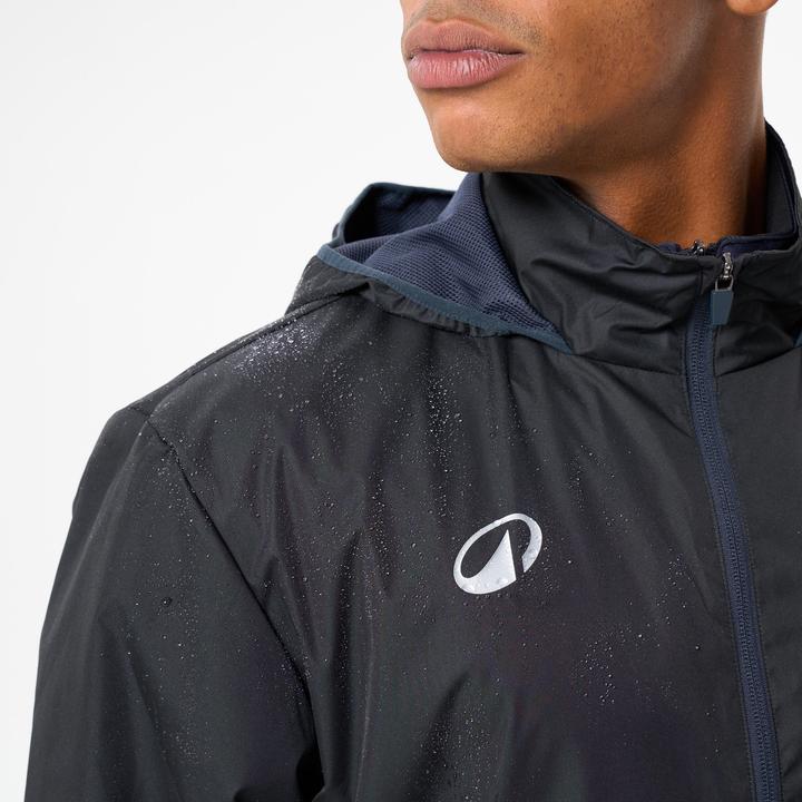 Produktbild Kipsta Damen/Herren Fussball Regenjacke - Viralto Club schwarz (4XL)