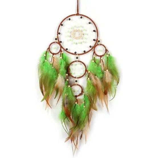 Cover-Discount, Deko Objekt, XXL Traumfänger Dream Catcher Grün
