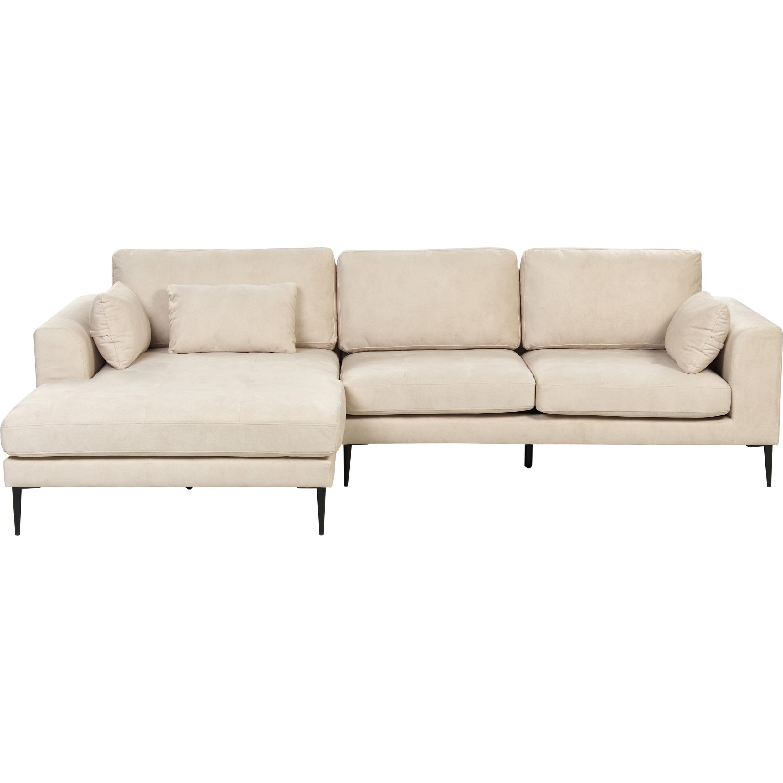 Beliani, Sofa, Flam (Ecksofa)