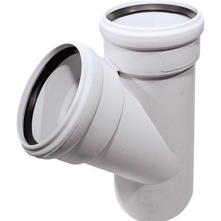 Csdk SL, Zubehör Sanitärinstallation, Skolan lärmminderndes Abzweigrohr 110/78mm 67 Grad