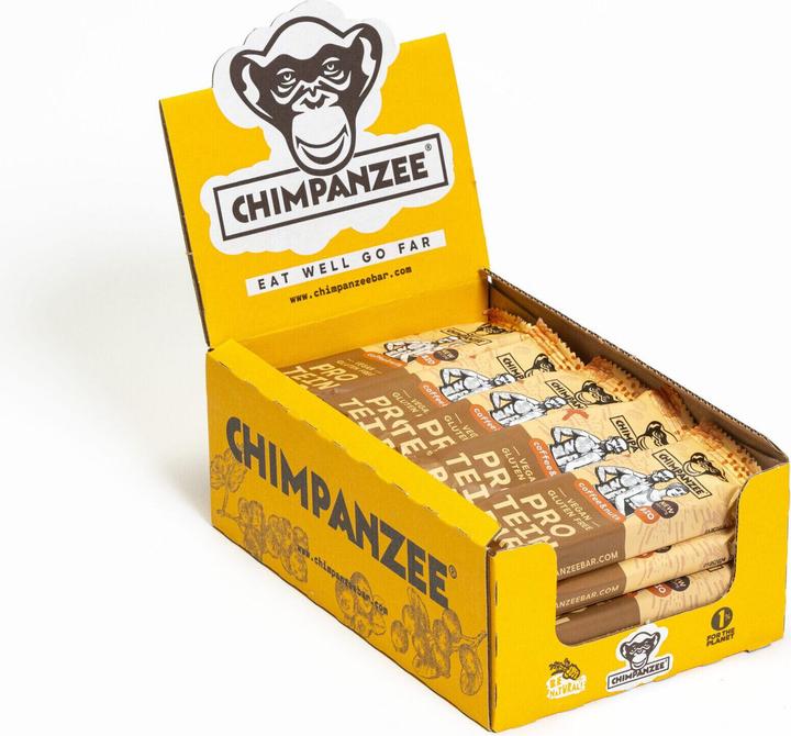 Image du produit Chimpanzee Protein Bar Coffee & Nuts (végétalien, bio, sans gluten) 20x45gr (20 pcs, 900 g)
