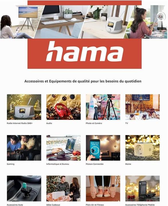 Actual product image Hama Mouse Pad, Red