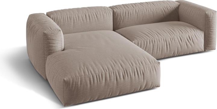 Image du produit Micadoni Canapé D'Angle Gauche Modulaire, "Martina", 2 Places, 283x176x75 Fabriqué en Europe (Canapé modulaire, Canapé d'angle)
