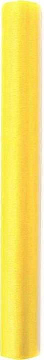 Actual product image Partydeco Organza Plain, yellow, 0.36 x 9m (1 pc. / 9 lm) (1 Piece)