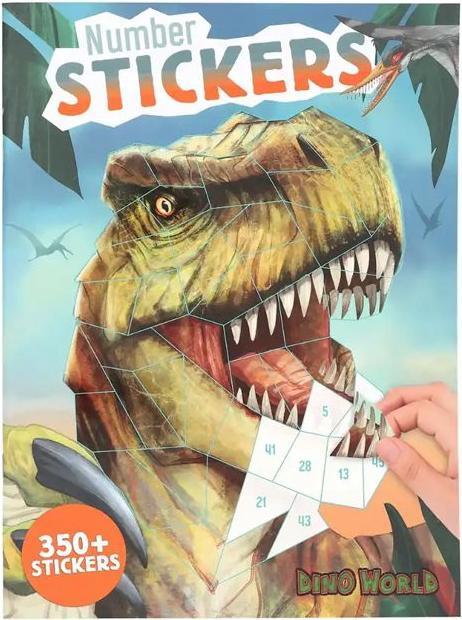 Magni DEPESCHE DINO World Stickerbuch Number Sticker