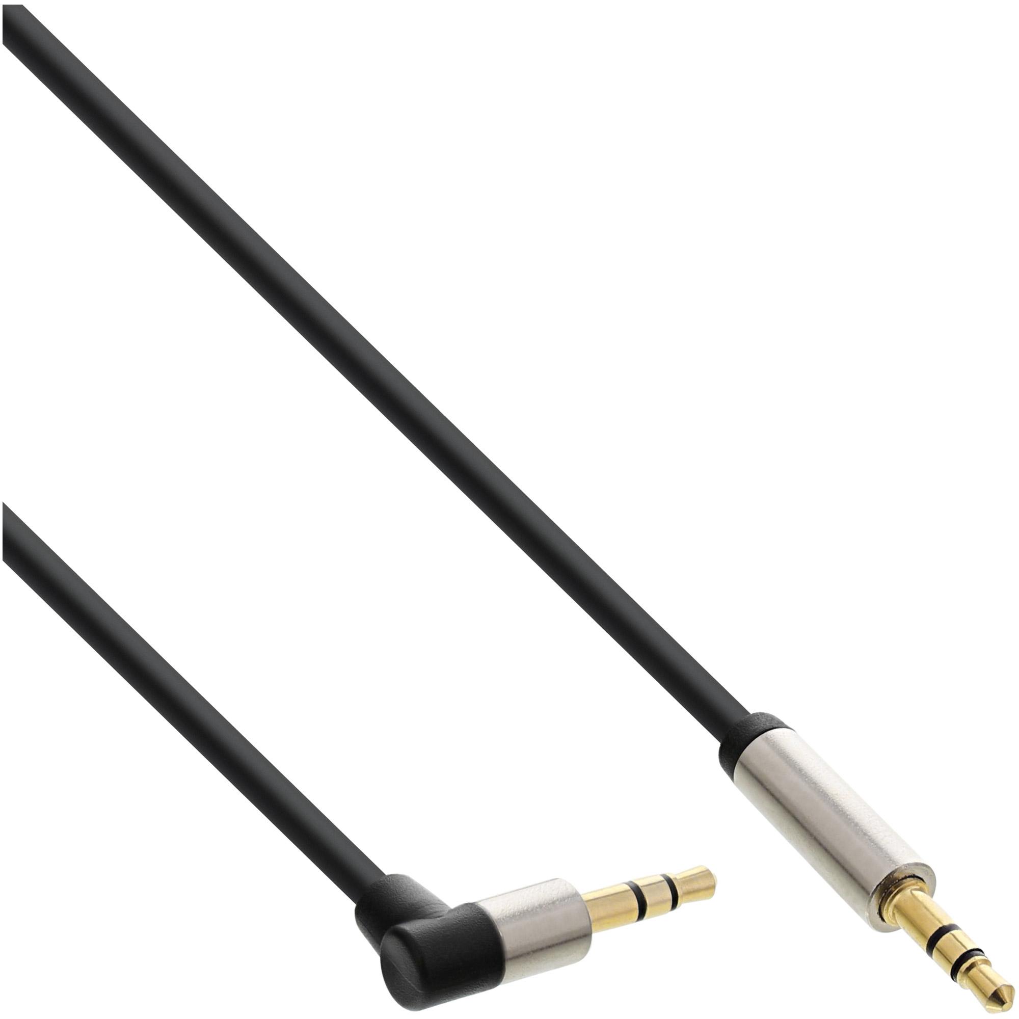 InLine Slim Audio Kabel Klinke 3 (10 m, 3.5mm Klinke (AUX)), Audio Kabel