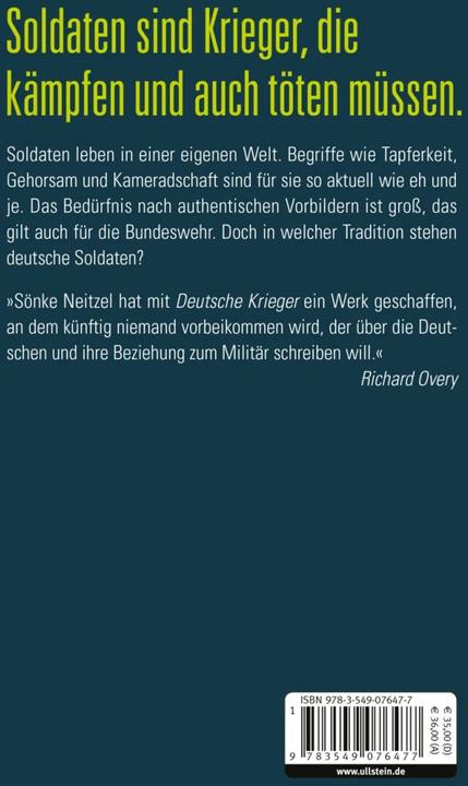 Produktbild Deutsche Krieger (Deutsch, Sönke Neitzel, 2020)