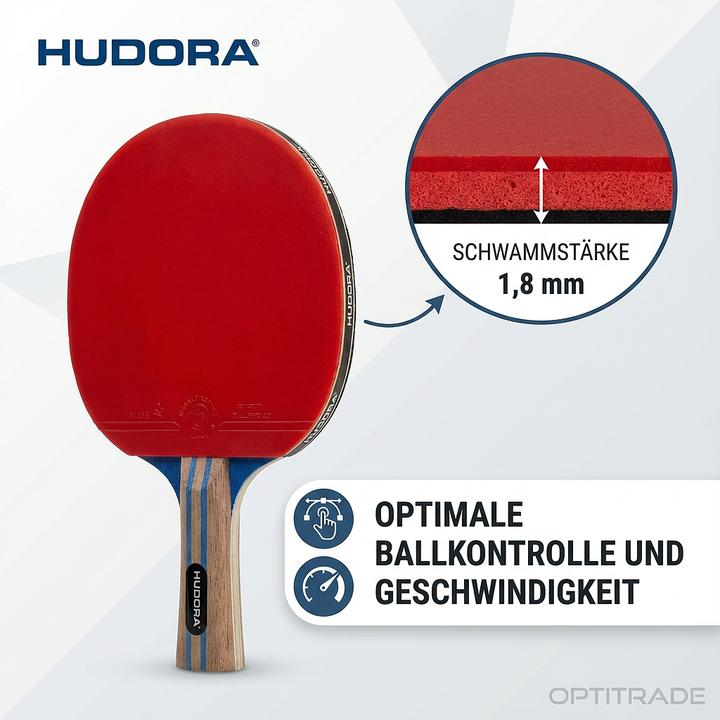 Actual product image Hudora Table Tennis Bat Match
