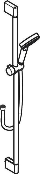 Actual product image hansgrohe Crometta shower set 100 1 spray type with shower rail 90 cm