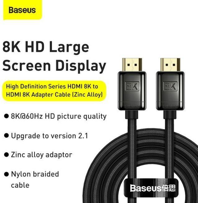 Produktbild Baseus High Definition Series (3 m, HDMI, 2.1)