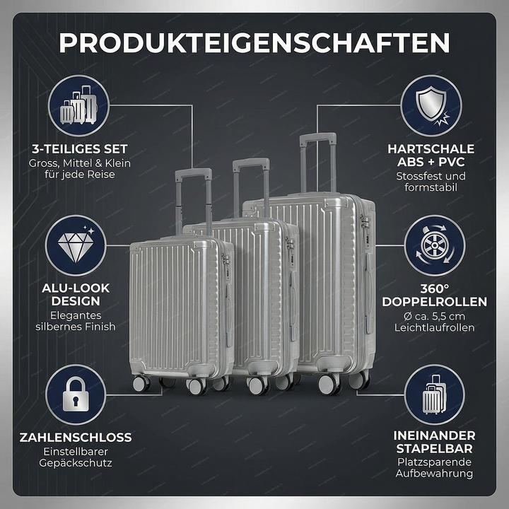 Produktbild Champ Koffer-Trolley 3-er Set