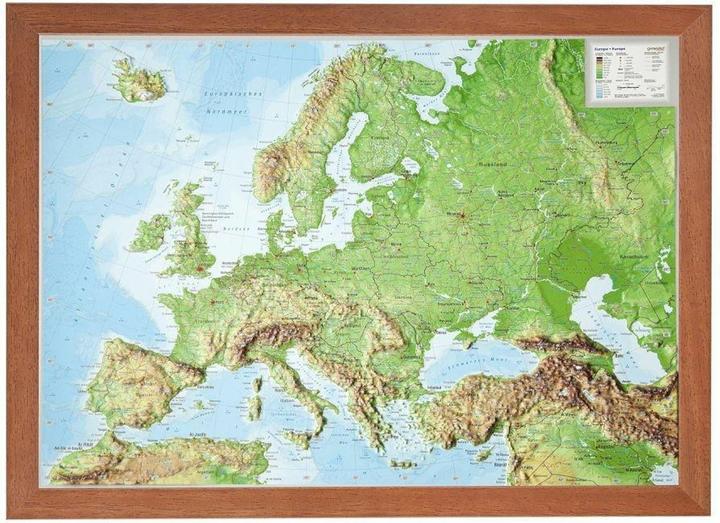 Image du produit 3D Relief Map Europe