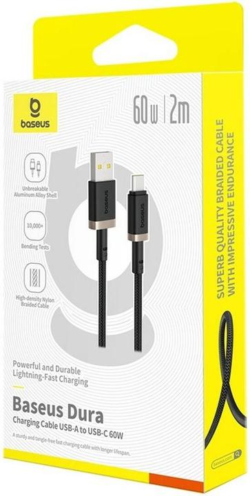 Actual product image Baseus USB A — USB C (2 m, USB 2.0, 60 W)
