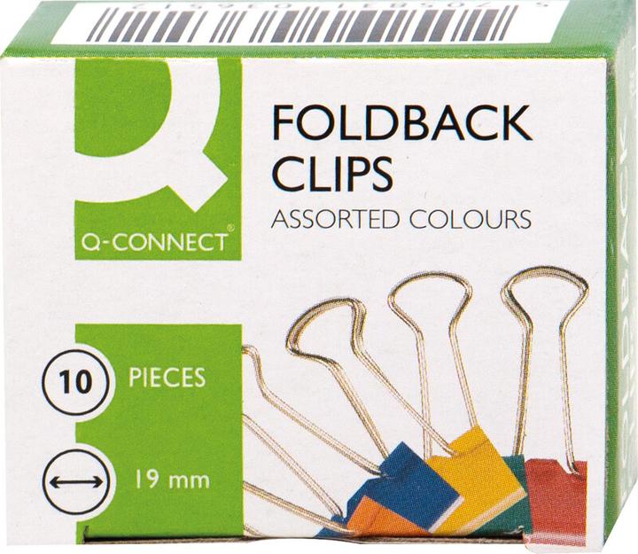 Actual product image Q-Connect foldback clips (10 x)