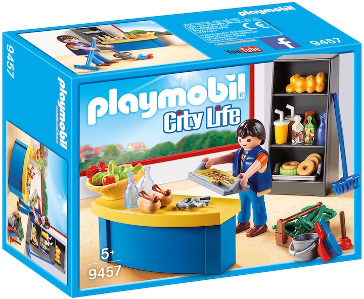 Produktbild Playmobil Hausmeister mit Kiosk (9457, Playmobil City Life)