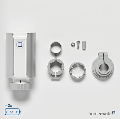Produktbild Homematic IP Heizkörperthermostat Evo,silver