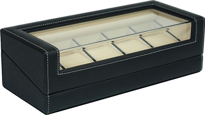 Produktbild Rothenschild Uhrenbox RS-3035-BL für 5 Uhren schwarz