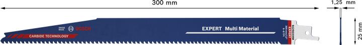 Produktbild Bosch Professional Zubehör EXPERT ‘Multi Material’ S 1256 XHM Säbelsägeblatt, 1 Stück