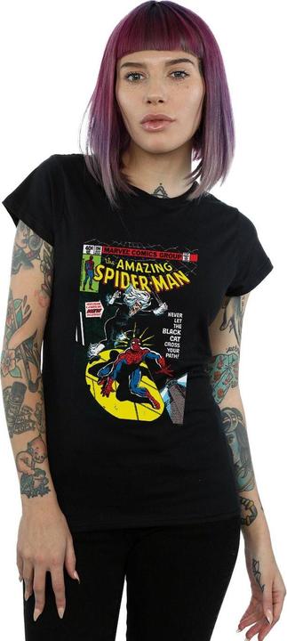 Immagine prodotto Spider-Man Black Cat Cover Maglietta Donna (M)
