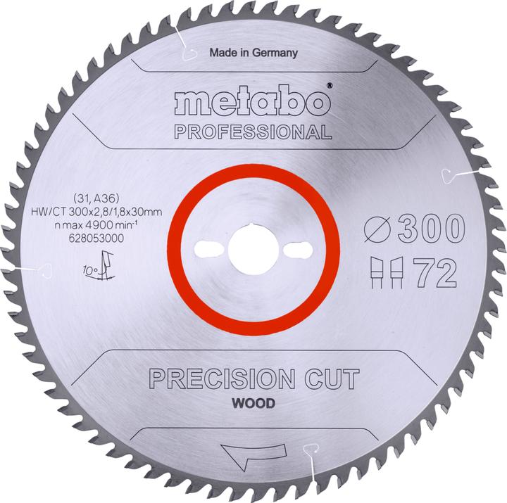 Productafbeelding Metabo Cirkelzaagblad HW/CT