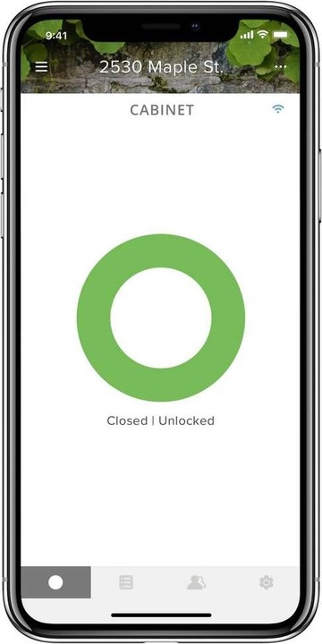 Actual product image Yale Smart Cabinet Lock (Smartphone)