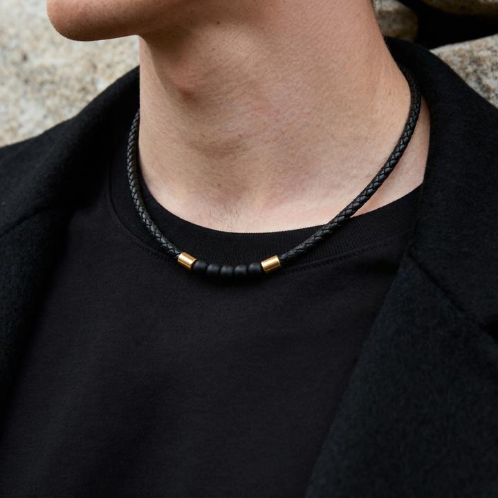 Image du produit Lucleon Tenvis (Acier inoxydable, Cuir de vachette, Onyx, 45 cm)