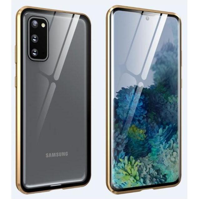 MU Classic 360 Grad Hülle mit Magnet-Technologie (Samsung Galaxy S20+), Smartphone Hülle, Gold