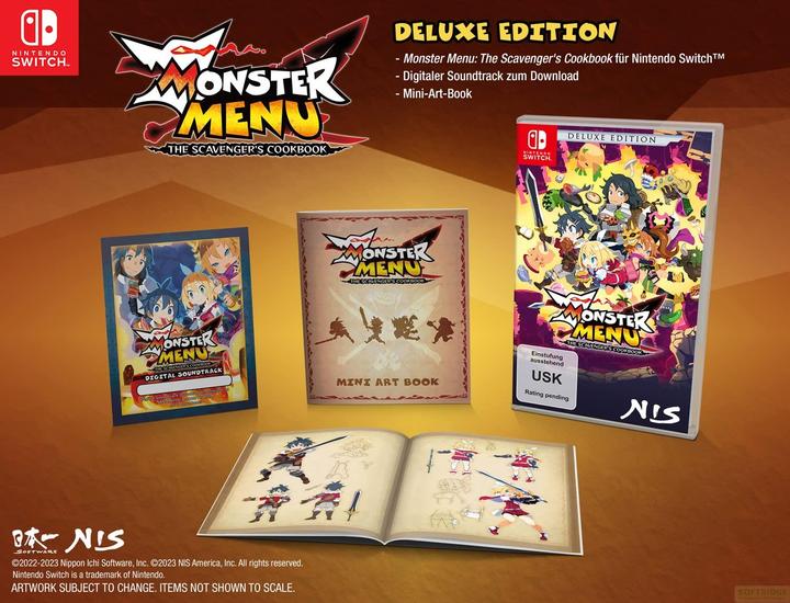 Actual product image NIS Monster Menu: The Scavenger's Cookbook - Deluxe Edition (Switch) (Switch, DE)
