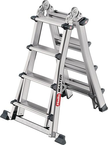 Produktbild Hailo Master M100 4 x 4 Stufen (Stehleiter)