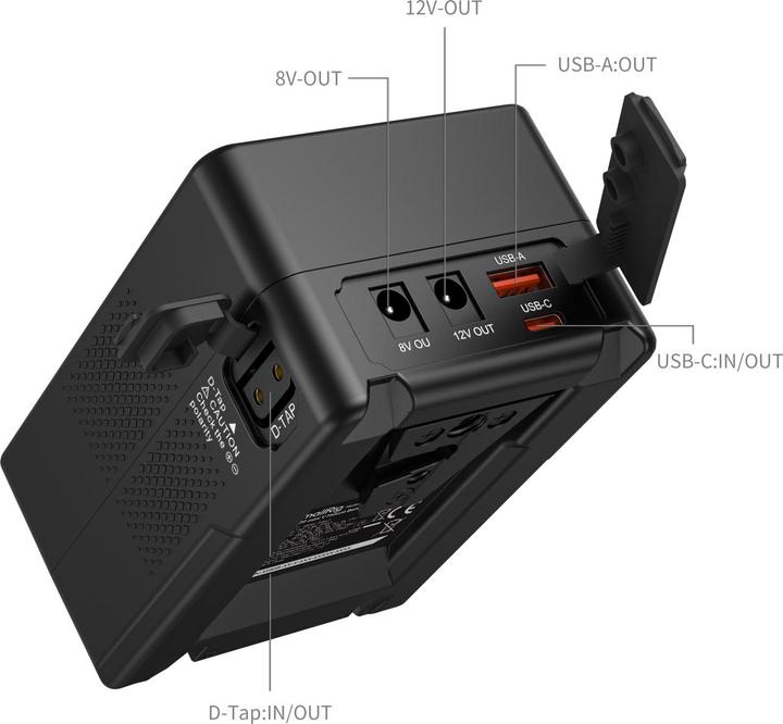 Immagine prodotto SmallRig VB99 mini V Mount Battery Kit (Batteria della fotocamera)