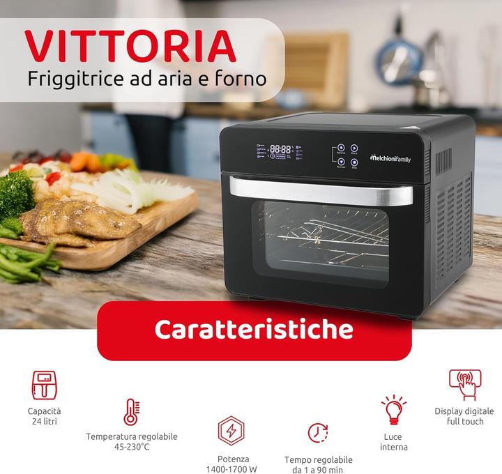 Actual product image Melchioni Vittoria Combo Air Fryer Oven