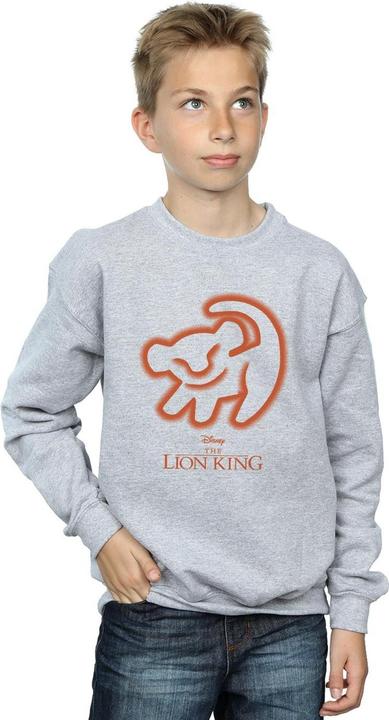 Actual product image Disney Boys The Lion King Cave Drawing Sweatshirt (140, 146)