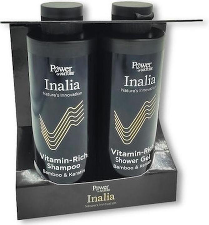 Immagine prodotto Inalia Set per la cura dei capelli e del corpo - Shampoo ricco di vitamine 250ml e Gel doccia alla (Set per la cura dei capelli)
